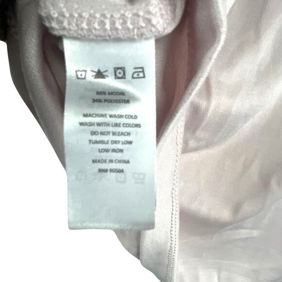 Visitor Premium Men's Solid Poly Crew Neck T-Shirt L Pastel Pin Short Sleeves - Picture 4 of 7